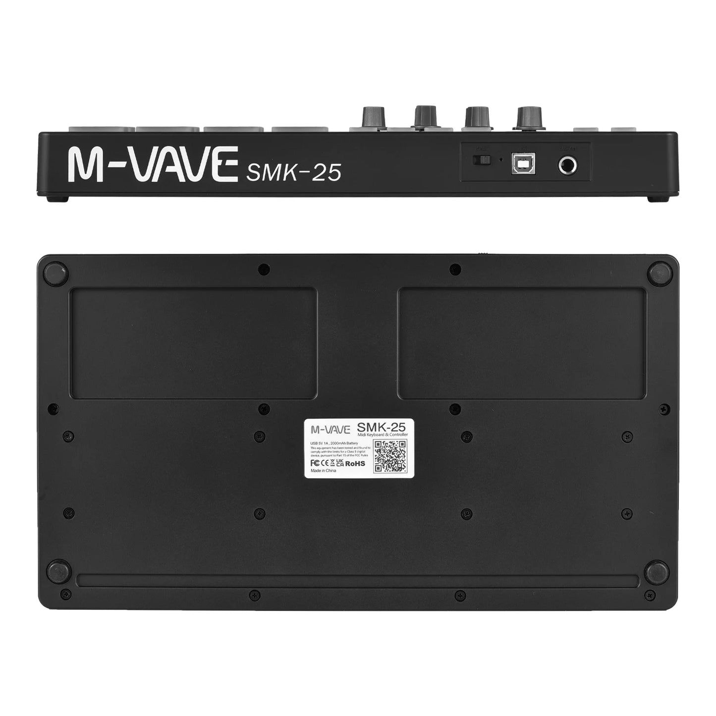 M-VAVE 25-Key MIDI Controller Mini USB Keyboard