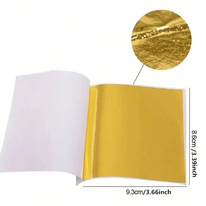 Imitation Gold & Silver Foil (100 Sheets)