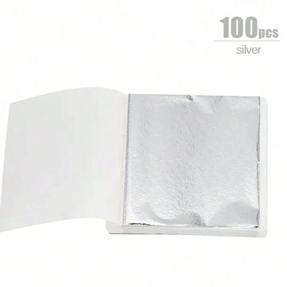 Imitation Gold & Silver Foil (100 Sheets)