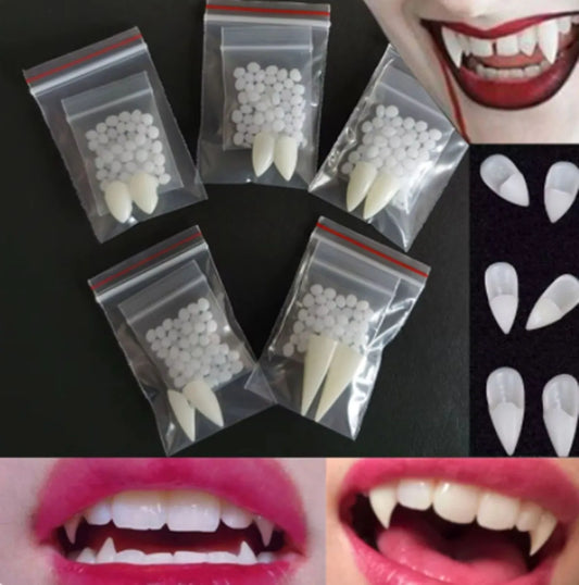 Vampire Fangs Halloween Teeth (2 pairs)