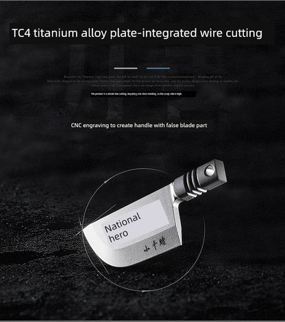 Free Soldier Titanium EDC Pendant Keychain Tool