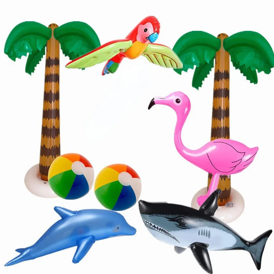 Inflatable Flamingo Swimming Pool Float Garden Party Decor