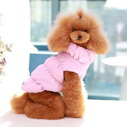 Soft Padded Winter Dog Coat Warm Vest for Small Medium