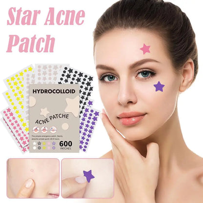 600 Acne Patches Waterproof Pimple Remover Invisible Spot Treatment