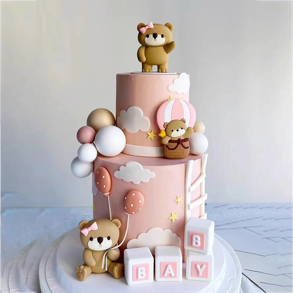 3D Bear Cake Topper