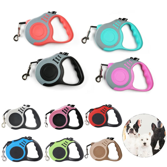 3m 5m Retractable Nylon Dog Leash Durable for All Sizes