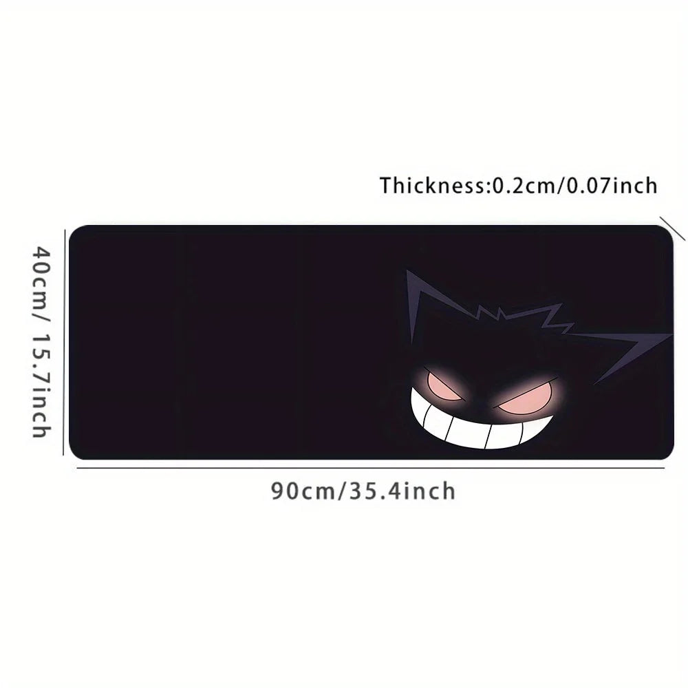 Large Non-Slip Gaming Mouse Pad with Monster Design