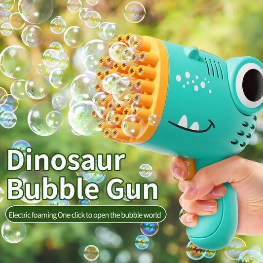 Dinosaur Bubble Machine 40 Hole Outdoor Wedding Toy