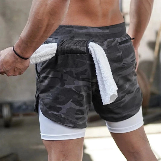 Summer Men’s Sports Shorts Quick Dry Jogging Workout Casual Pants