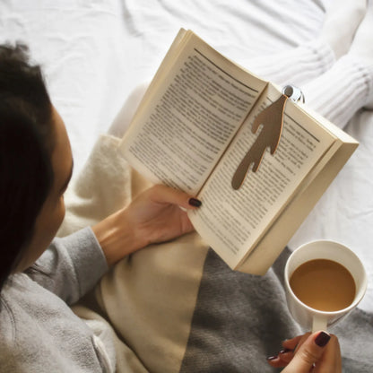 Spilled Coffee Bookmark Corner Marker