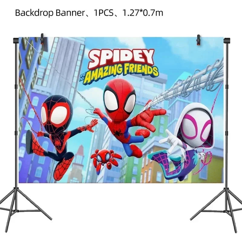 Marvel Birthday Party Disposable Tableware Spider-Man