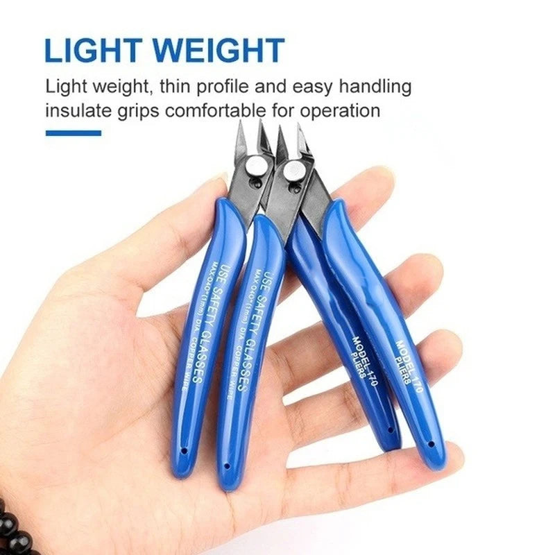 Diagonal Carbon Steel Wire Cutter Electrical Flush Pliers