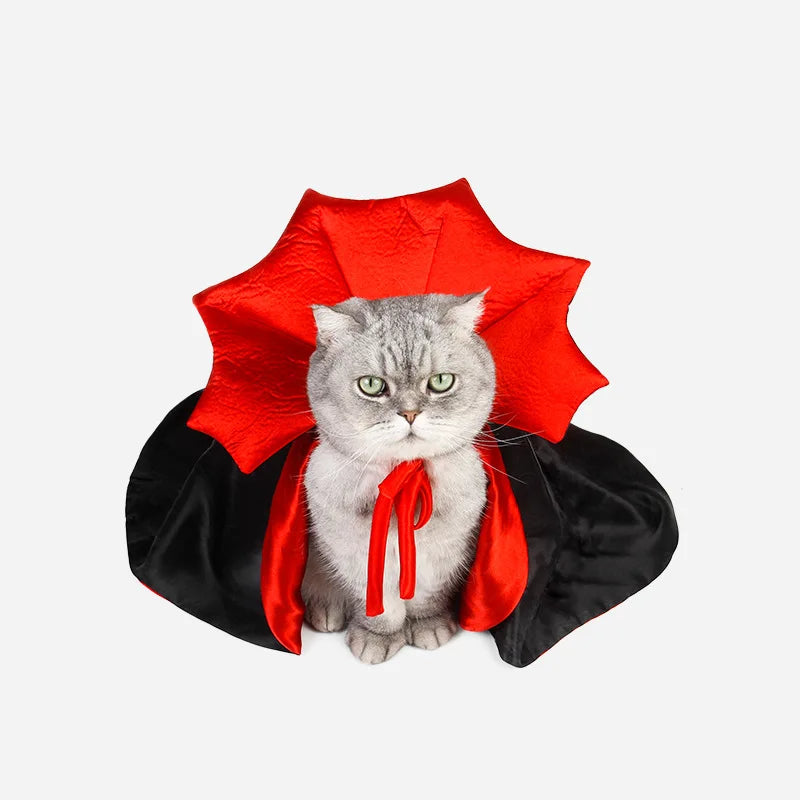 Halloween Vampire Cloak Pet Costume for Small Dog Cat