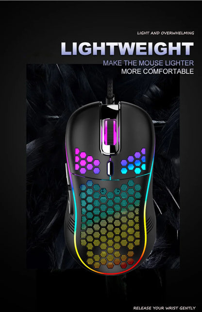 USB Wired Gaming Mouse – 7200DPI Adjustable