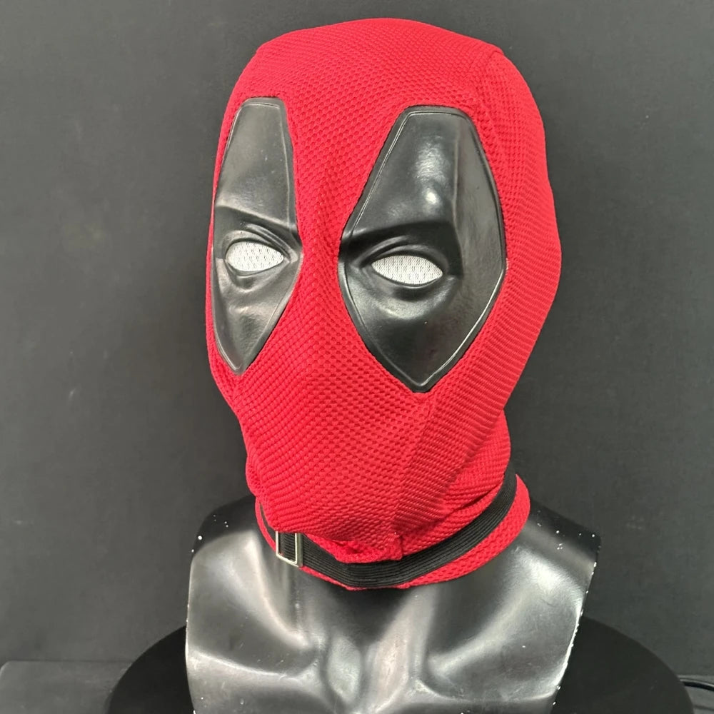 Wade Mask Superhero Red Hood Halloween Cosplay Prop