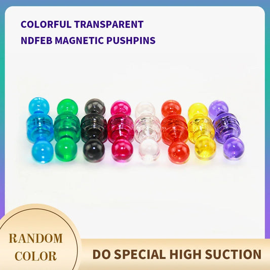 Colorful Magnetic Pushpins Mini Map Refrigerator Magnets