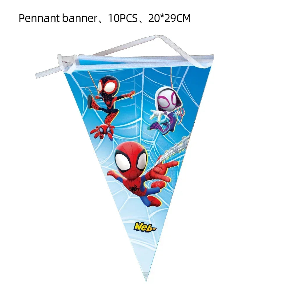 Marvel Birthday Party Disposable Tableware Spider-Man