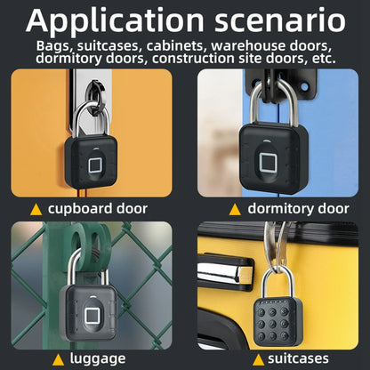 EGFirtor Tuya Smart Biometric IP67 Padlock Security