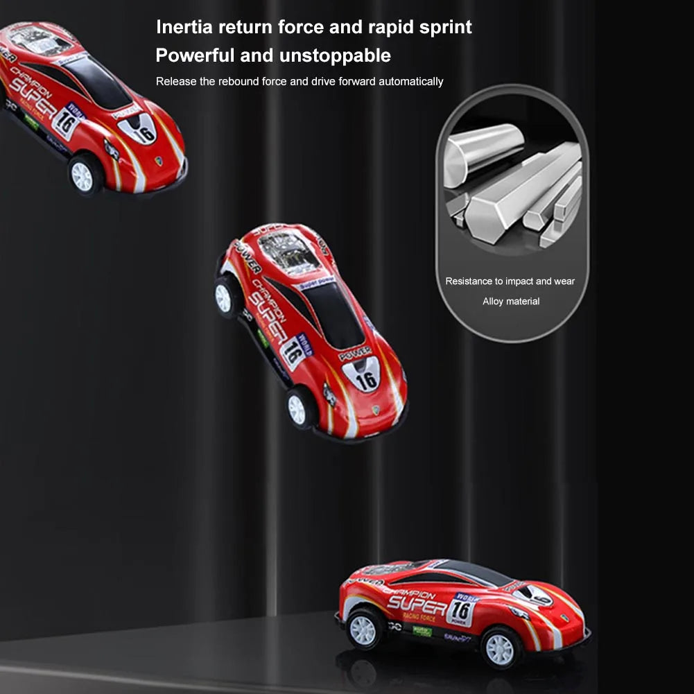 Mini Alloy Car Model Set with Storage Box Inertia Toy