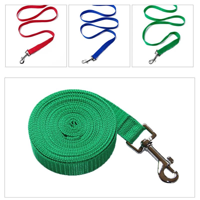 Long Outdoor Training Dog Leash for Small & Large Dogs