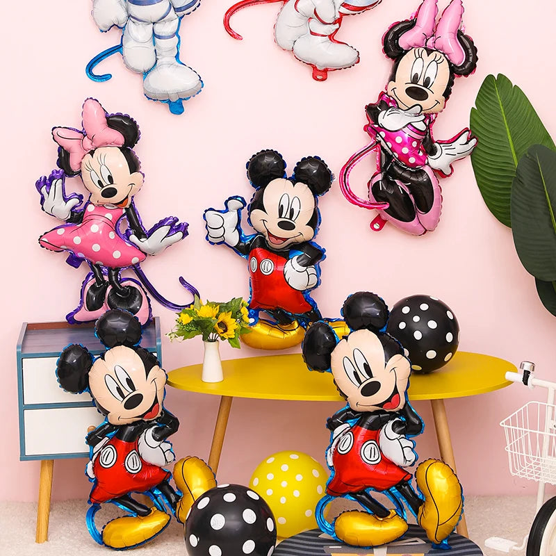 Mickey Minnie Mouse Foil Balloon Baby Shower Decor