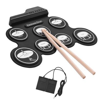 USB Roll-Up Drum Set