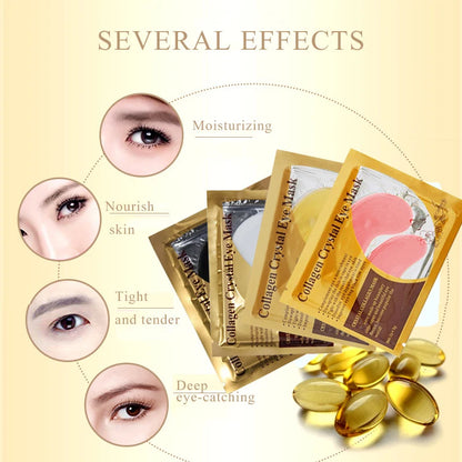 20Pcs Gold Collagen Eye Mask Firming Moisturizing Eye Skin Care Patches