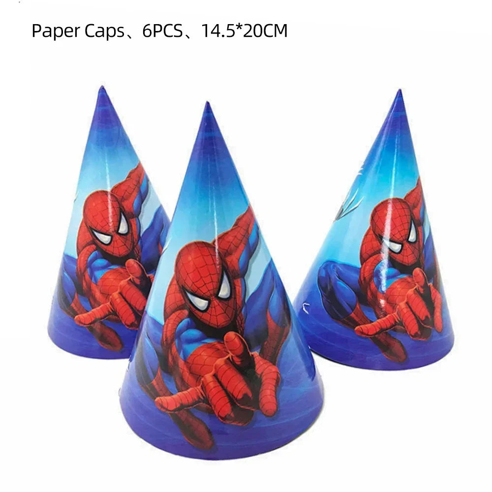 Spider-Man Party Cups Popcorn Boxes Candy Tableware