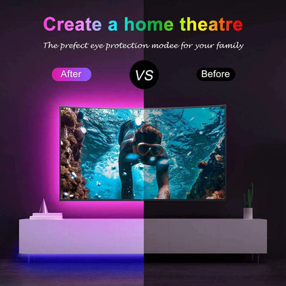 USB LED Strip Light Self-Adhesive TV Backlight