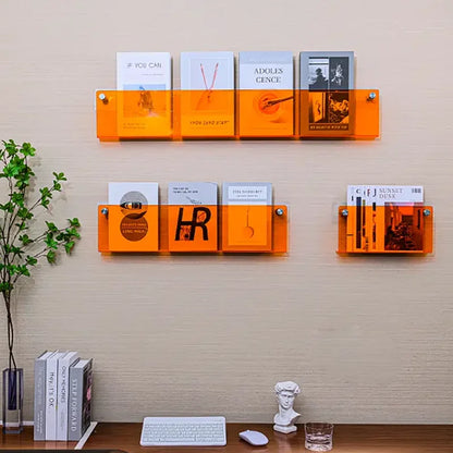 Wall-Mount Brochure Holder (12 Colors)