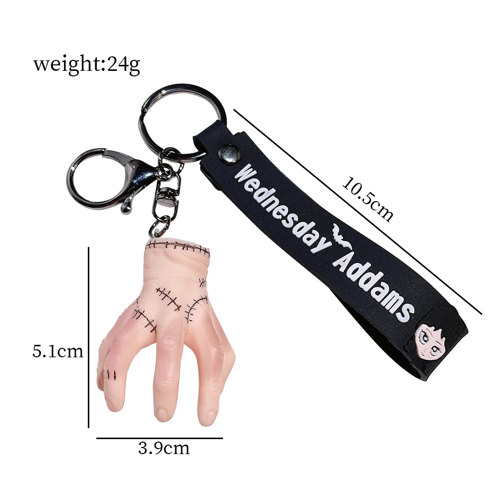 Wednesday Addams Keychain