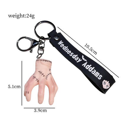 Wednesday Addams Keychain