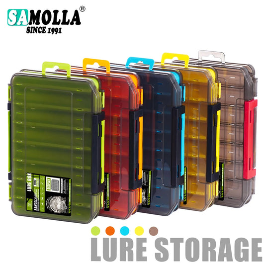 Fishing Tackle Box 14 Compartments Lure Hook Storage