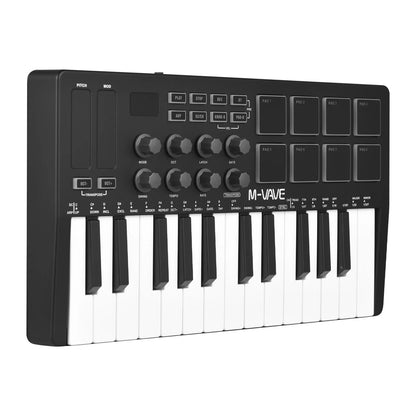 M-VAVE 25-Key MIDI Controller Mini USB Keyboard