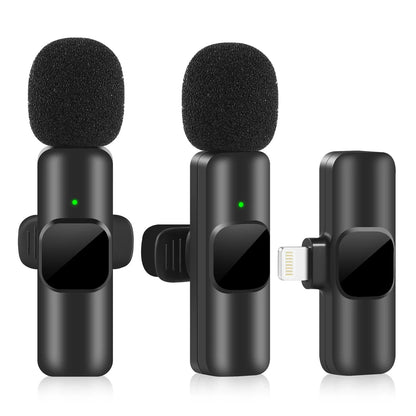 Wireless Lavalier Mic Mini iPhone Android Recording