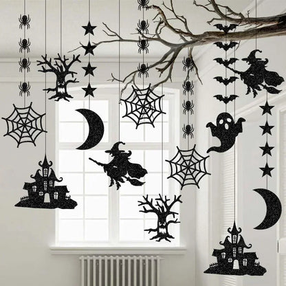 Halloween Hanging Banner Garland (6 pcs)