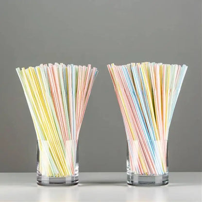 Colorful Plastic Drinking Straws