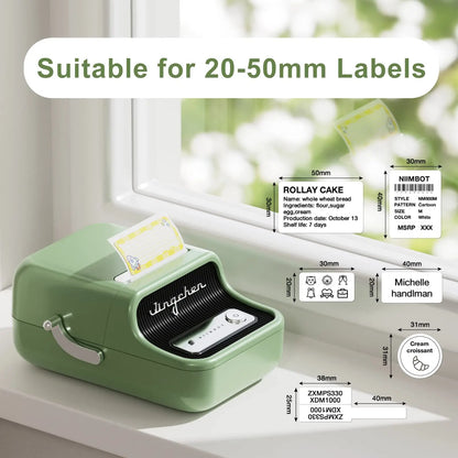 Niimbot Label Maker Printer Self-Adhesive Thermal Labels