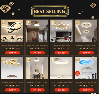 LED Strip Ceiling Light