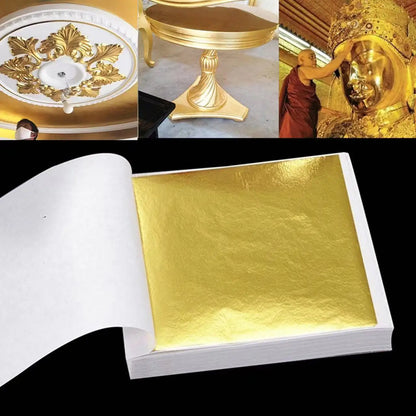 Imitation Gold & Silver Foil (100 Sheets)