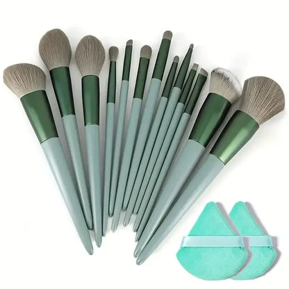 Soft Fluffy Professional Makeup Brush Set Powder Eyeshadow Foundation