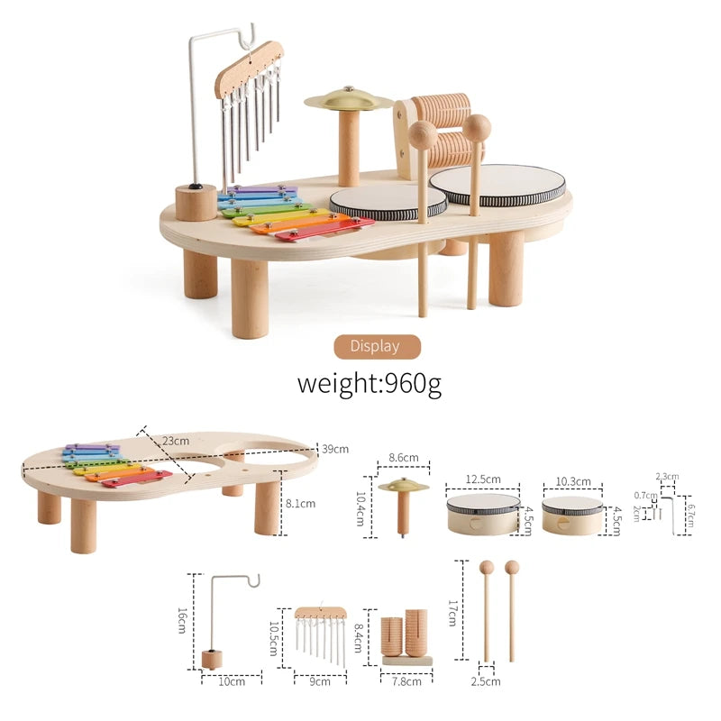 Wooden Montessori Bandstand Toy