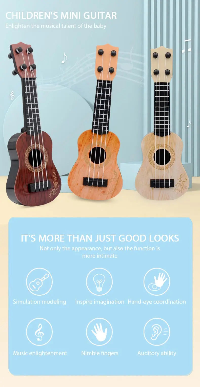 Classical Ukulele Guitar Toy (4 Strings)