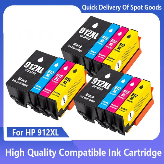 Compatible For HP 912XL Ink Cartridge OfficeJet Pro