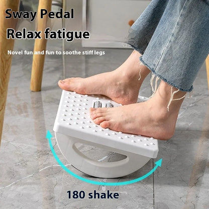 Portable Foot Rest Under Desk Ergonomic Footstool Massage