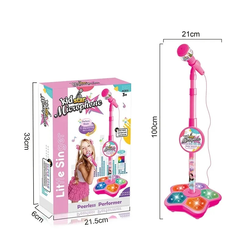 Kids Karaoke Microphone with Stand