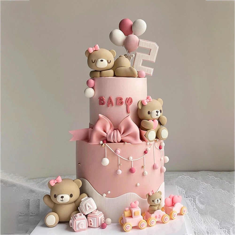 3D Bear Cake Topper