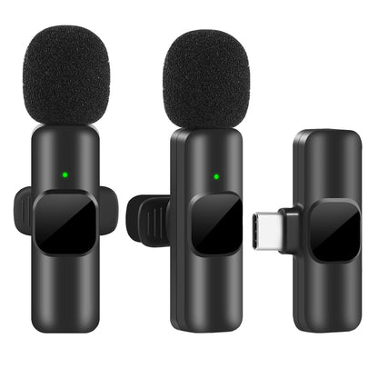 Wireless Lavalier Mic Mini iPhone Android Recording