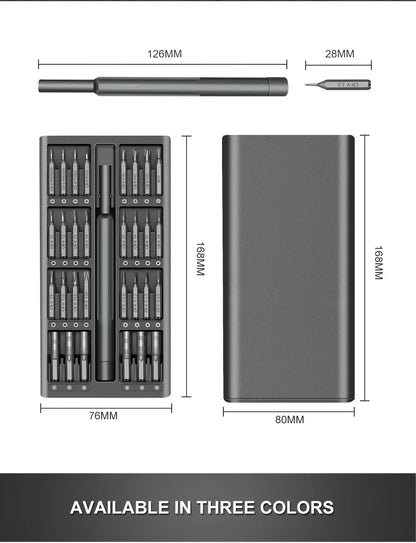 63-in-1 Magnetic Precision Screwdriver Set