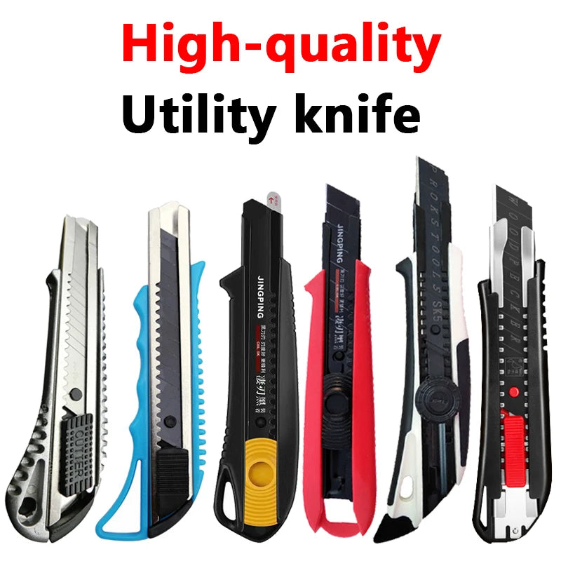 Utility Knife Industrial Replaceable Steel Blade Durable